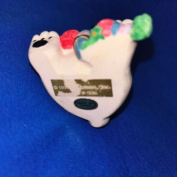 Vintage 1995 Roman Inc Winter Bear Tall Hat Figurine - Picture 5 of 7